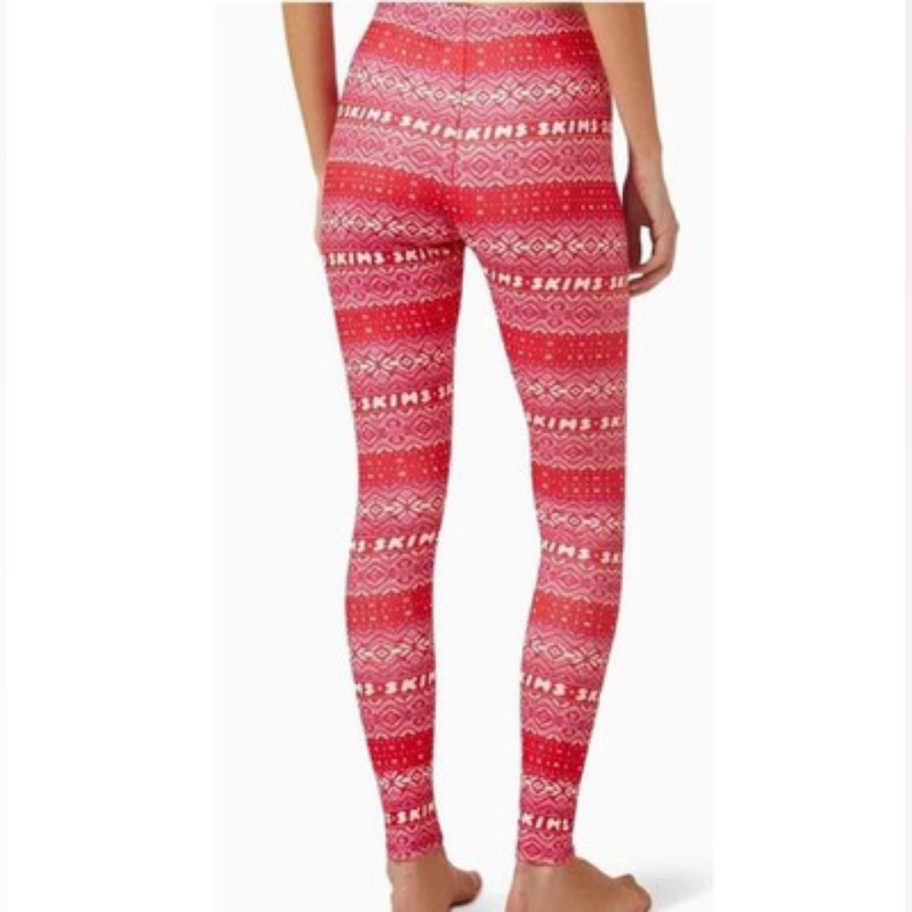 NWT SKIMS Soft Fair Isle Pajama Pants XS